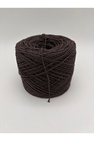 kumasfabrik (200 gr) βαμβακερό νήμα πλεξίματος χειρός/νήμα πλεξίματος/νήμα μοτίφ/νήμα διάτρησης/νήμα πλεξίματος τσάντας-καφέ