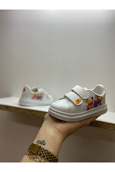 Shoes Ayıcık Baskılı Unisex Çocuk Spor Ayakkabısı