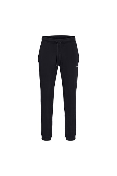 Jack & Jones جاك جونز بنطال رياضي أسود مضلع للرجال - 12261986