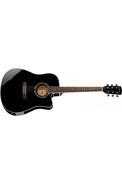 Harley Benton Harley Benton D120CE BK Electro-Acoustic Guitar