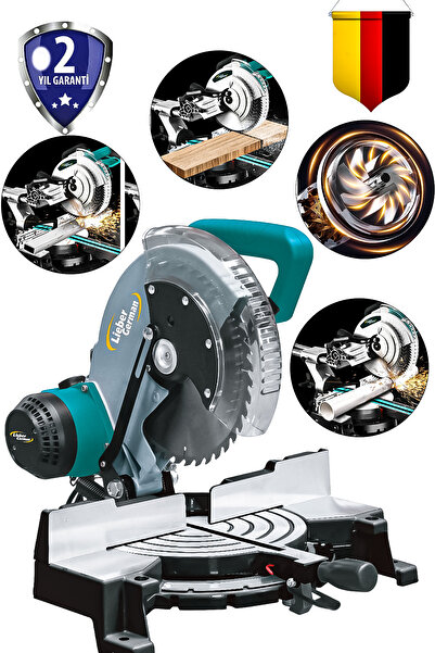 Lieber German Maxstar Serii 1100 Watt Bakır Sargılı 255 Mm 90° Açılı Gönye Ah...