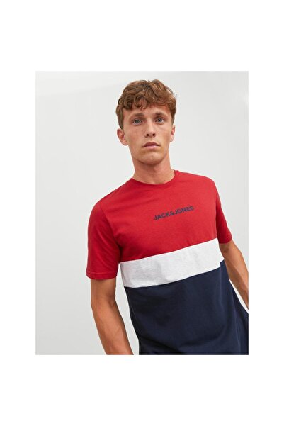 Jack & Jones Ανδρικό T-Shirt - JJEREID Blocking SS Model