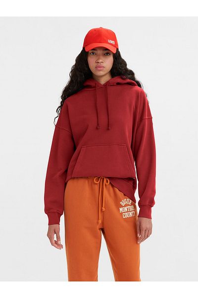 Levi's Hooded Relaxed Fit Kangaroo Pocket Sweatshirt - 100% Cotton A3724