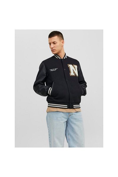 Jack & Jones Jack Jones College Wool Blend Men's Bomber Jacketb12241559