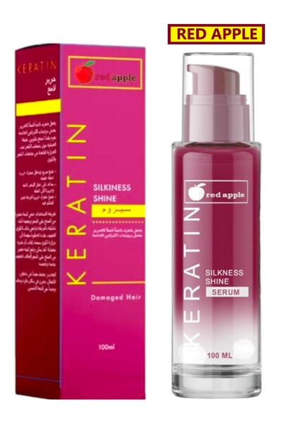 Red Apple سيروم الكيراتين لشعر ناعم كالحرير ولامع 100 مل