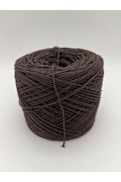 kumasfabrik (200 gr) βαμβακερό νήμα πλεξίματος χειρός/νήμα πλεξίματος/νήμα μοτίφ/νήμα διάτρησης/νήμα πλεξίματος τσάντας-καφέ