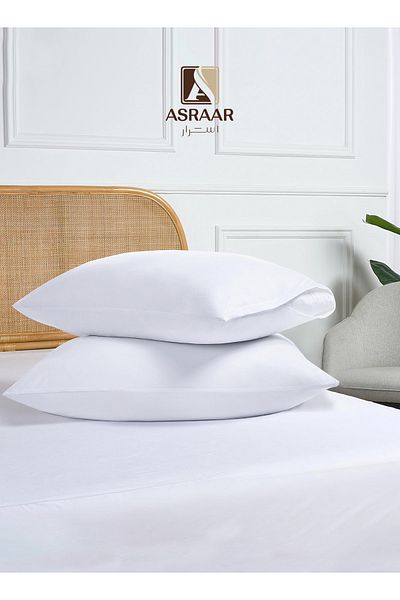 Asraar Package 4-Pillow Cover| Premium Waterproof Pillow Protector - Zipper Pillow Case Protector,75x50 cm