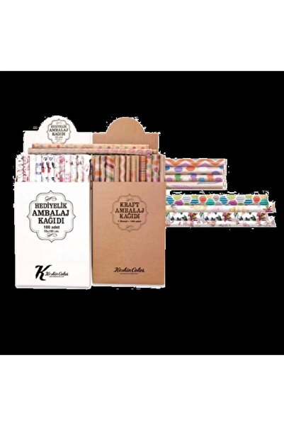 KESKİN COLOR Keskin Color Ambalaj Kağıdı Kraft Tekli Rulo 70x100 100351-99 - ...