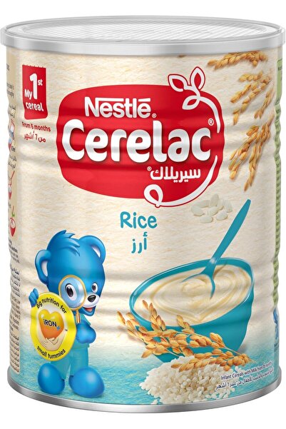 Cerelac نستله سيريلاك حبوب للأطفال مع الحديد والأرز من عمر 6 أشهر 400 جرام