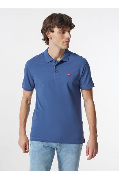Levi's Απλό ανοιχτό μπλε ανδρικό μπλουζάκι πόλο A2085-0001