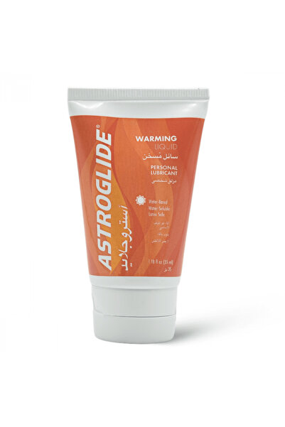 ASTROGLIDE مُزلّق شخصي، سائل مُدفئ - 35 مل