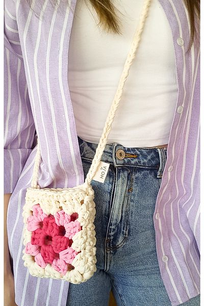HOJA Store Hoja Mini Knitted Bag |   Combed Knitted Shoulder Bag