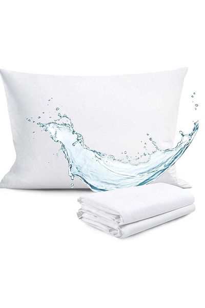 Asraar 1-Pillow Cover| Premium Waterproof Pillow Protector - Zipper Pillow Case Protector,75x50 cm