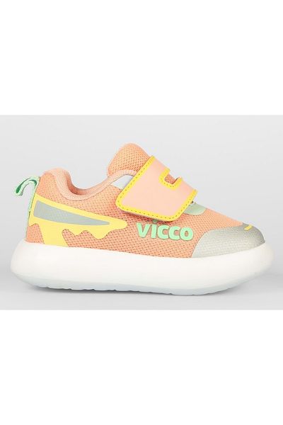 Vicco Melodic Lighted Orthopedic Children's Sports Shoes Powder