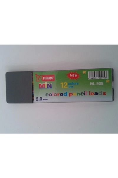 Mikro 2.0 Mm 1 Box of 12 Colors Versatile Pen Tips
