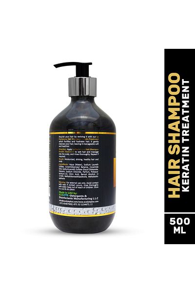 ECOLYTE+ La Parisienne Premium Luxury Shampoo, Repair & Shine, For Men & Women - (Keratin Treatment, 500 ml)