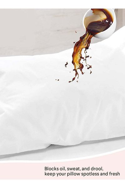 Asraar Package 2-Pillow Cover| Premium Waterproof Pillow Protector - Zipper Pillow Case Protector,90x50 cm