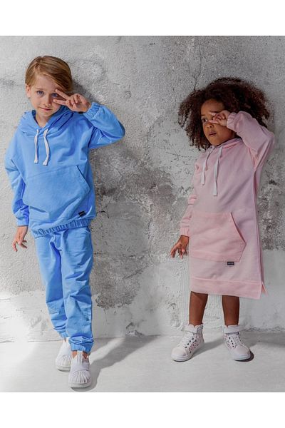 rg kidsstore Haine de transpirație pentru copii cu buzunar cangur cu glugă