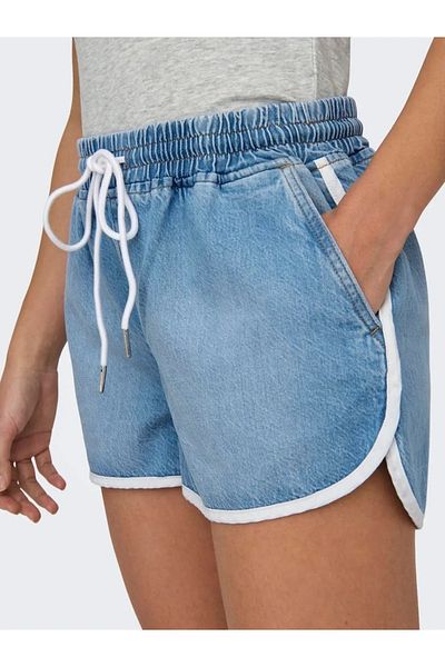 ONLY Pantaloni scurți din denim pentru femei Onlpırece Pull-up Dnm