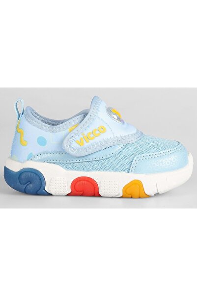 Vicco Sort Lighted Orthopedic Children's Sports Shoes Blue