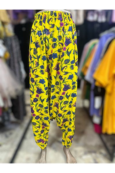 MODA Floral Patterned Pocket Elasticized Shalwar