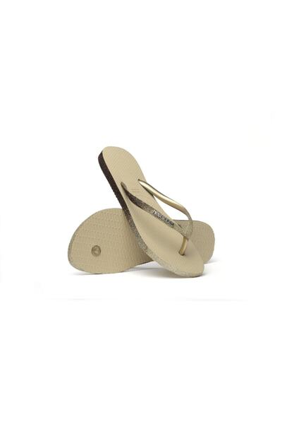 Havaianas Kadın Bej Düz Topuklu Terlik
