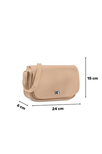 POLOGRAND London Αυθεντική νέα σεζόν Κομψή τσάντα ώμου με καλυμμένη πόρπη και λουράκι πολυτελείας από μαλακό δέρμα