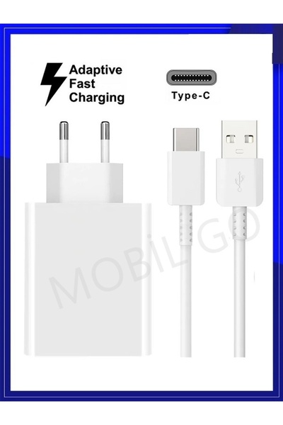 MOBİL GO Samsung A20 A30 A50 A70 M20 A31 A51 A71 Uyumlu Type C Hızlı Şarj Cih...