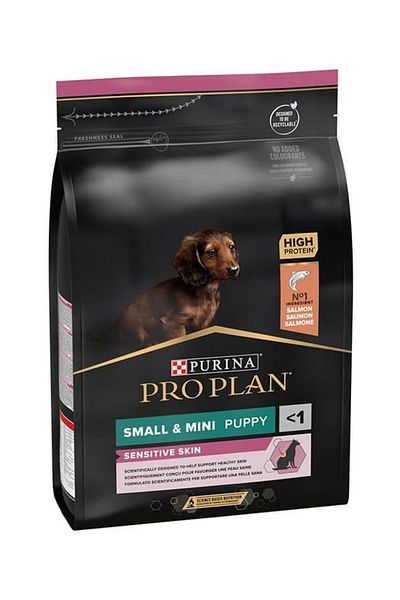 Pro Plan 3 kg Small Breed Dog Food with Salmon - Sensitive Skin Mini Puppy