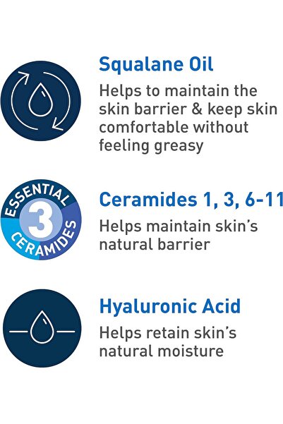 CeraVe Hydrating Foaming Cleanser With Squalane, Moisturizing For Dry To Very Dry Skin