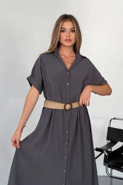 Feela Moda Γυναικείο πουκάμισο με ζώνη Modal 2015