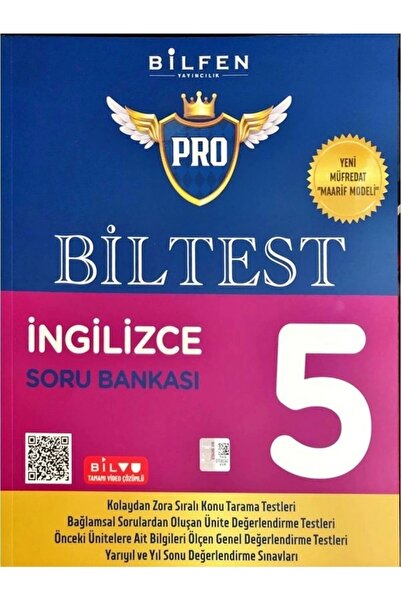 Bilfen Yayıncılık 5. Sınıf Ingilizce Biltest Pro Soru Bankası