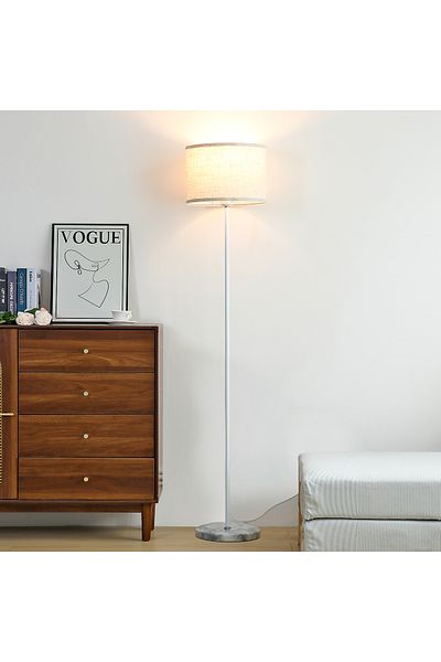 Domuik Nordic Minimalist Style Floor Lamp Combination Warm Light 40 Watts White