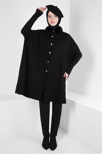 Alvina Πλεκτό Poncho 44080
