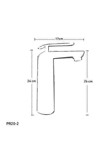 PLOTO Tall gray basin mixer with hoses and hoses from Al-Qafari Sanitary Ware