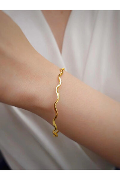 22 Ayar 10gr Zikzak Ajda İşçiliksiz Bilezik