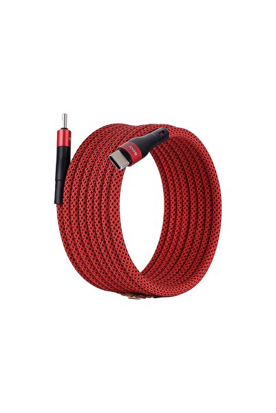 4 Berry Bmcc-02 Kirmizi Manyetik Usb-c-usb-c Kablo – 1.5 M, 60 W Hızlı Şarj