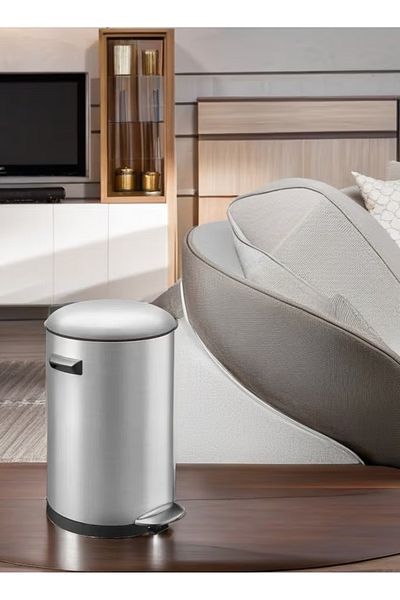 EKO Belle Series | 20l Brushed Stainless Steel Pedal Trash Bin | Soft-closing & Fingerprint-resistant