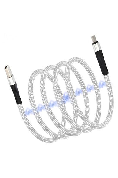 SellerRasov doar pregatiti Cablu Usb-a To Lightning Magnetic, 1.5m, Incarcare Rapida 2a, Anti-incalcire, Iphone/ipad