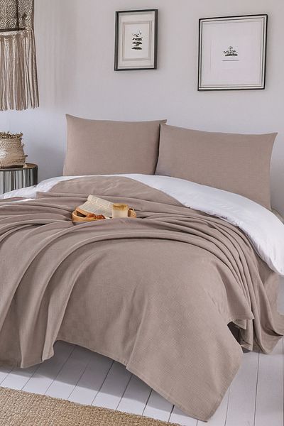 Isessia Loya 100% Cotton Double Pique |   Bedspread |   Seat Cover |   200 X 230