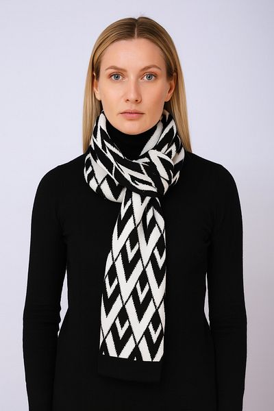 Sebir Moda V Patterned Knitwear Scarf