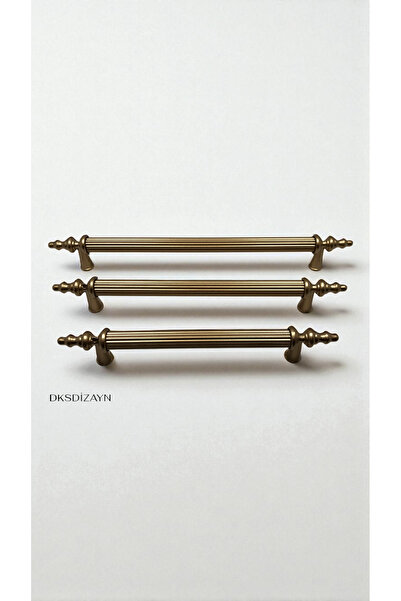 DKSDİZAYN Ezgi Mat Altın 96 MM Mobilya Çekmece Dolap Kulpu Zamak ve Alüminyum Premium Kalite Mat Kulp