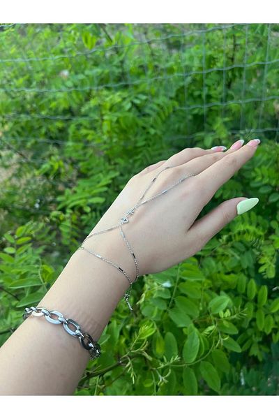Glowy&Co. Mystic Eye Silver Color Tarnish-Free Steel Shahmeran