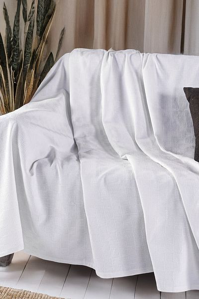 Isessia Husa de canapea Naya 100% bumbac |   Cuvertură de pat |   Pike |   200 x 230 cm