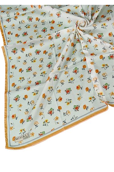 mim eşarp Silky Cocoon Sport Twill - Αιγυπτιακό κασκόλ με λουλουδάτο σχέδιο