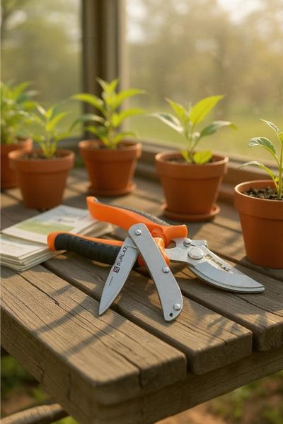 SürLaz Sürmene Bağ Garden Pruning Shears + Pocket Knife