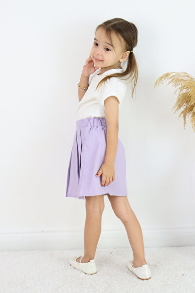 FESSHERA KİDS 🌸 Fusta plisată pentru fete – talie elastică, design modern și confortabil 🌸