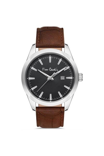 Pierre Cardin 800071f102 Leather Belted Calendar Men's Wristwatch
