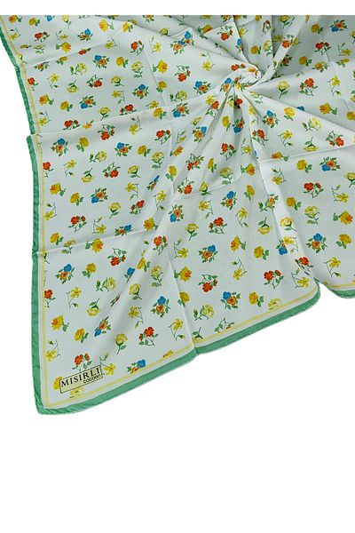 mim eşarp Silky Cocoon Sport Twill - Αιγυπτιακό κασκόλ με λουλουδάτο σχέδιο