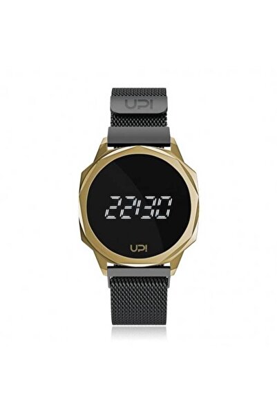 Up! Watch ساعة يد رجالية من Upwatch Icon Gold Black Loop Band